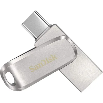 SanDisk Ultra Dual Drive Luxe USB-Stick 1 TB USB Type-A / USB Type-C 3.2 Gen 1 (3.1 Gen 1) Edelstahl