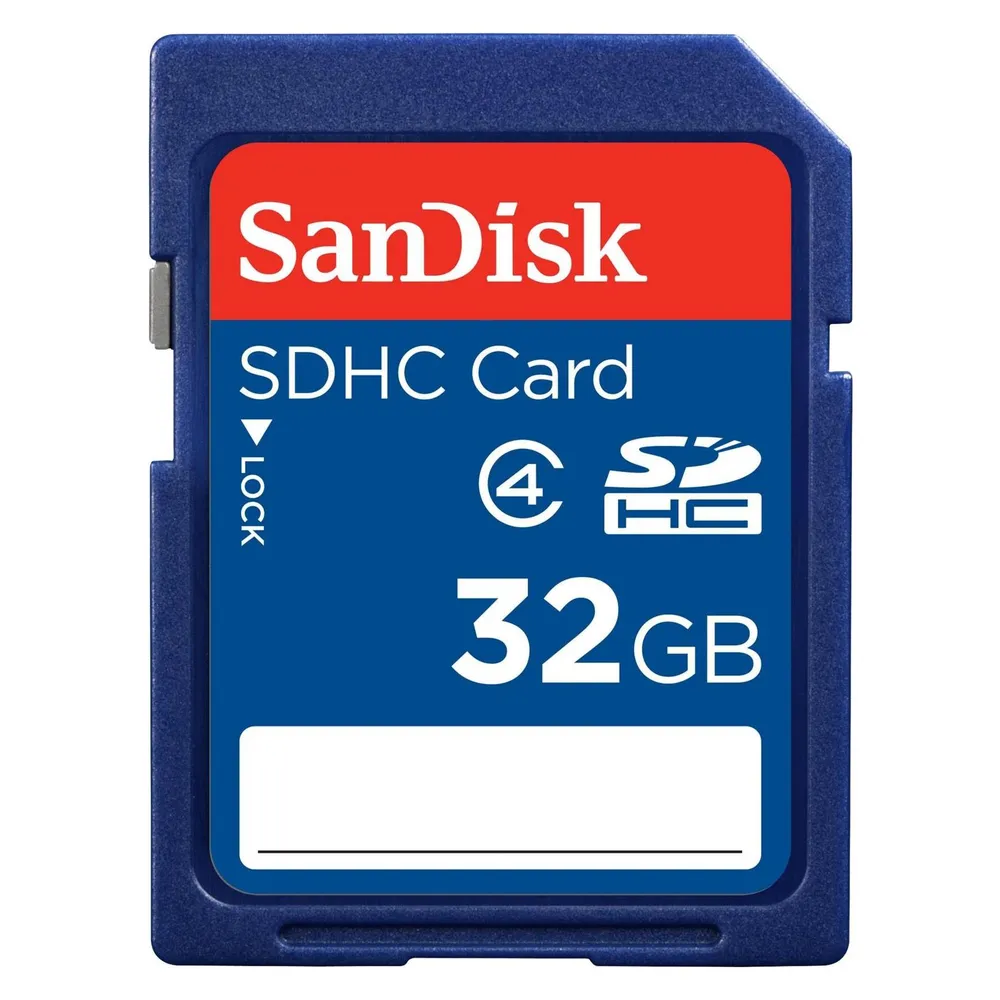 Sandisk Standard Memory Card (32 GB, SDHC, UHS-I)