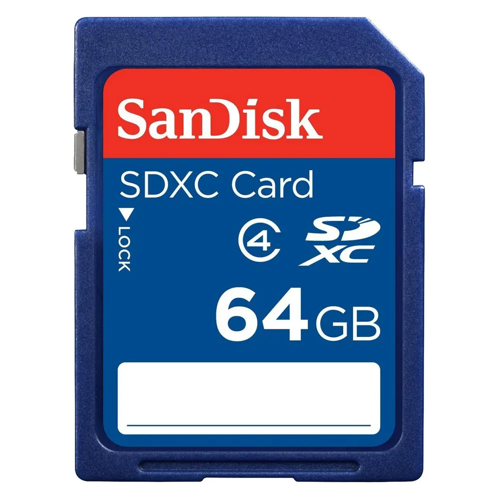 Sandisk Standard Memory Card (64 GB, SDXC, UHS-I)