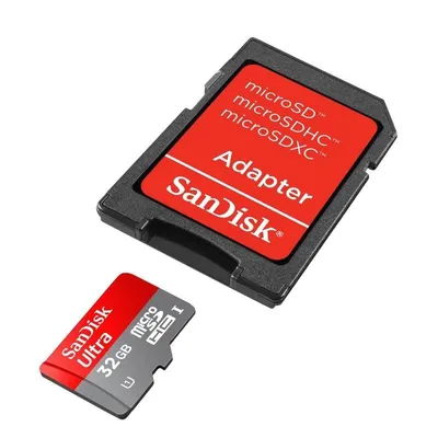 Speicherkarte SanDisk Ultra microSDHC 32GB Klasse 10 30 MB/s Android