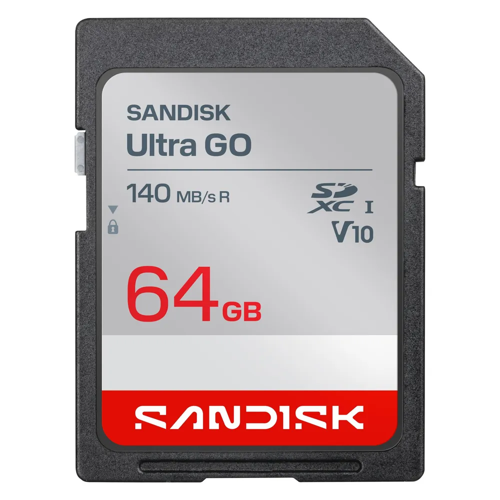 Sandisk Ultra Go (64 GB, SDXC, U3, UHS-I)