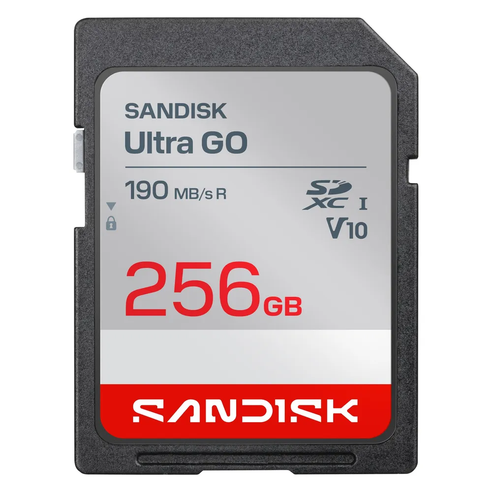 Sandisk Ultra Go (256 GB, SDXC, U1, UHS-I)