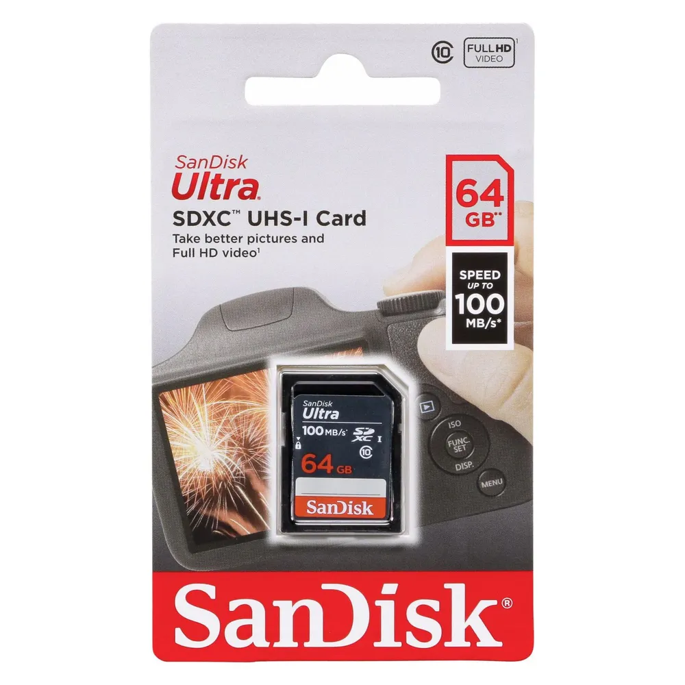 Sandisk Ultra (64 GB, SDXC, U1, UHS-I)