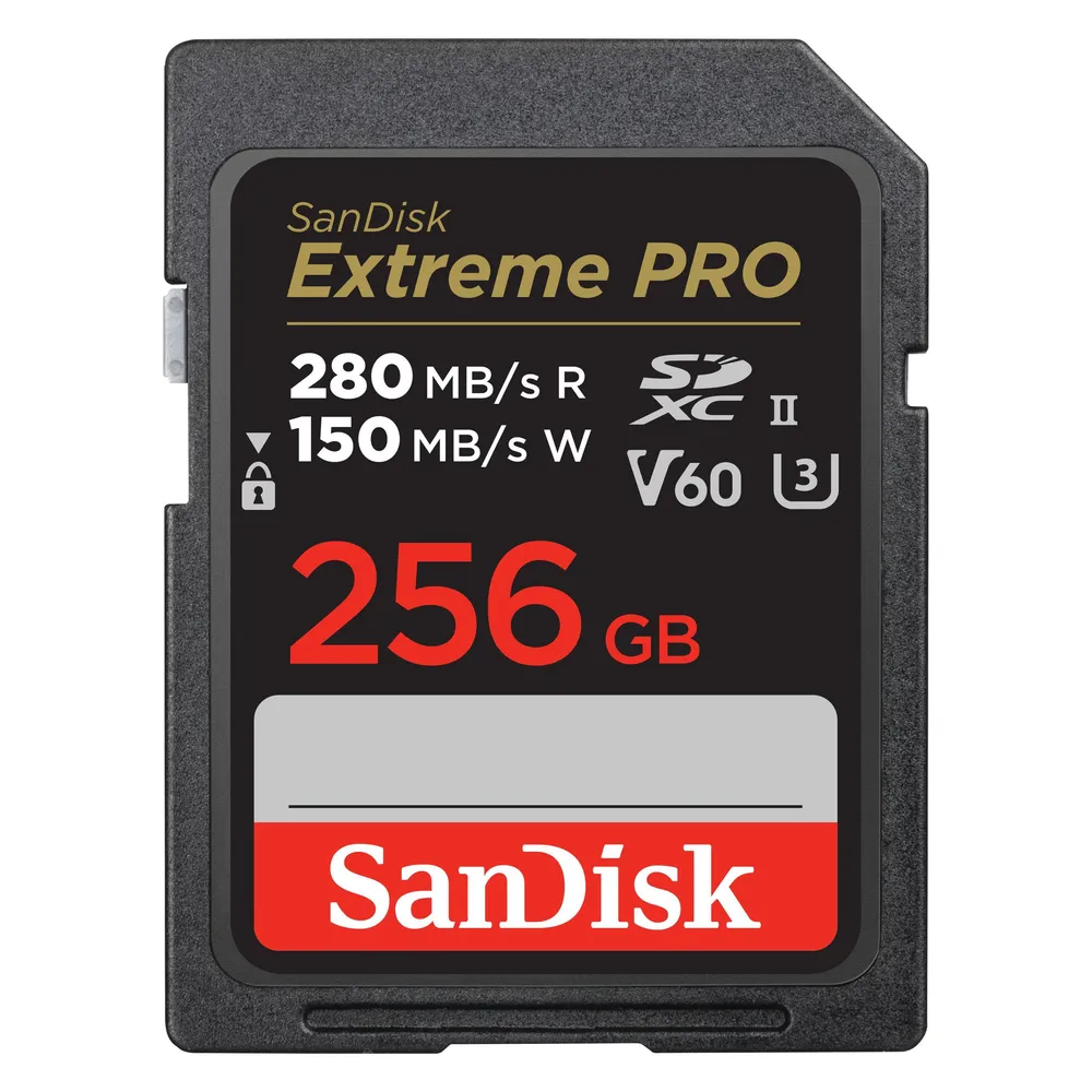SanDisk Extreme PRO SDSDXEP-256G-GN4IN 256 GB SDXC UHS-II V60 280 MB/s Speicherkarte