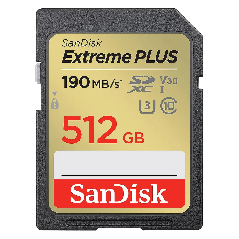 SDXC Karte Sandisk SDSDXWV-512G-GNCIN Extreme PLUS 512GB UHS-I U3 V30