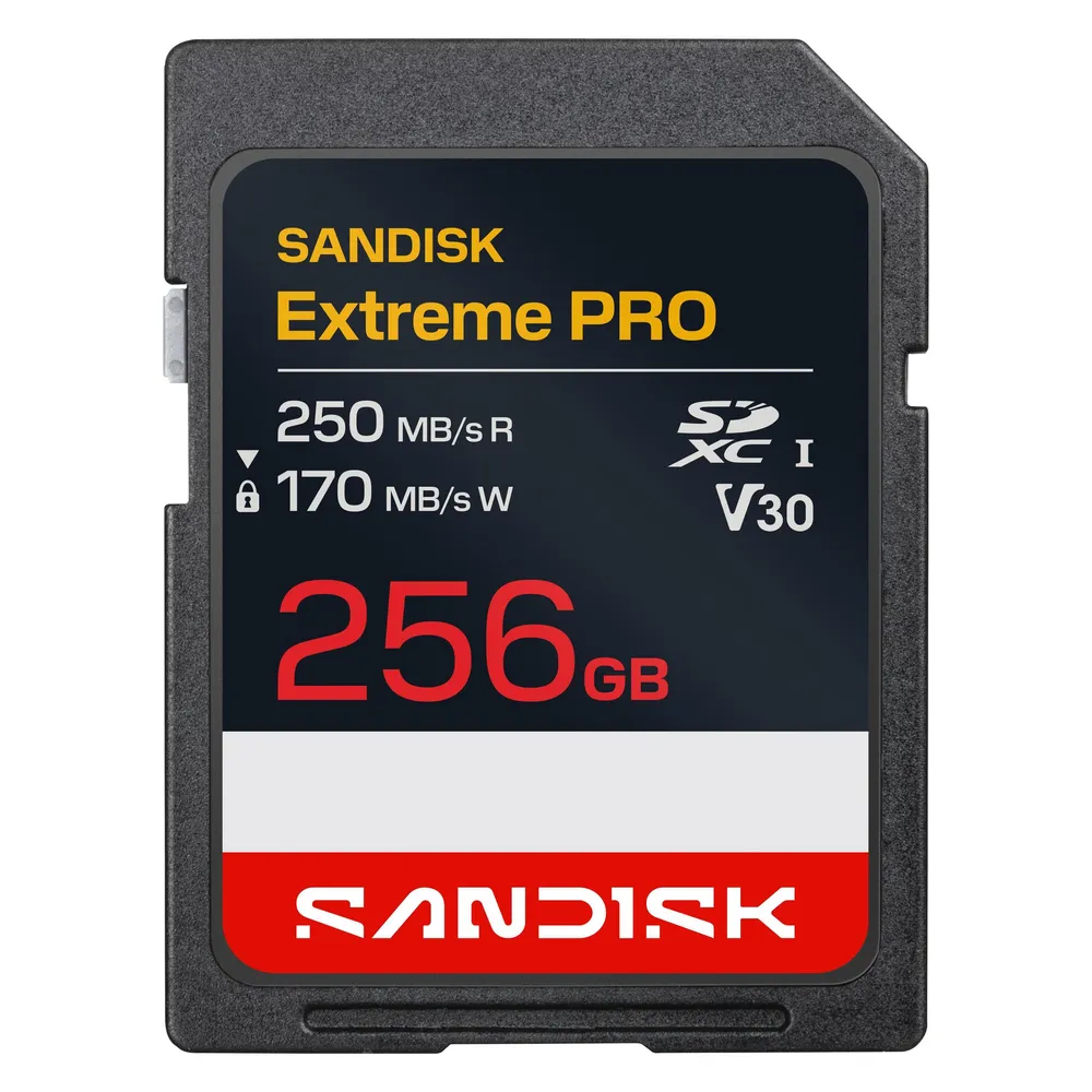 SANDISK Extreme PRO SDXC 256GB 170 MB/s