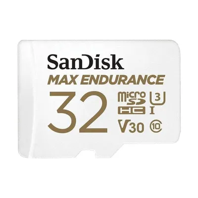 microSDHC SanDisk Max Endurance 32 GB Class 10 UHS-I 100 MB/s Weiß