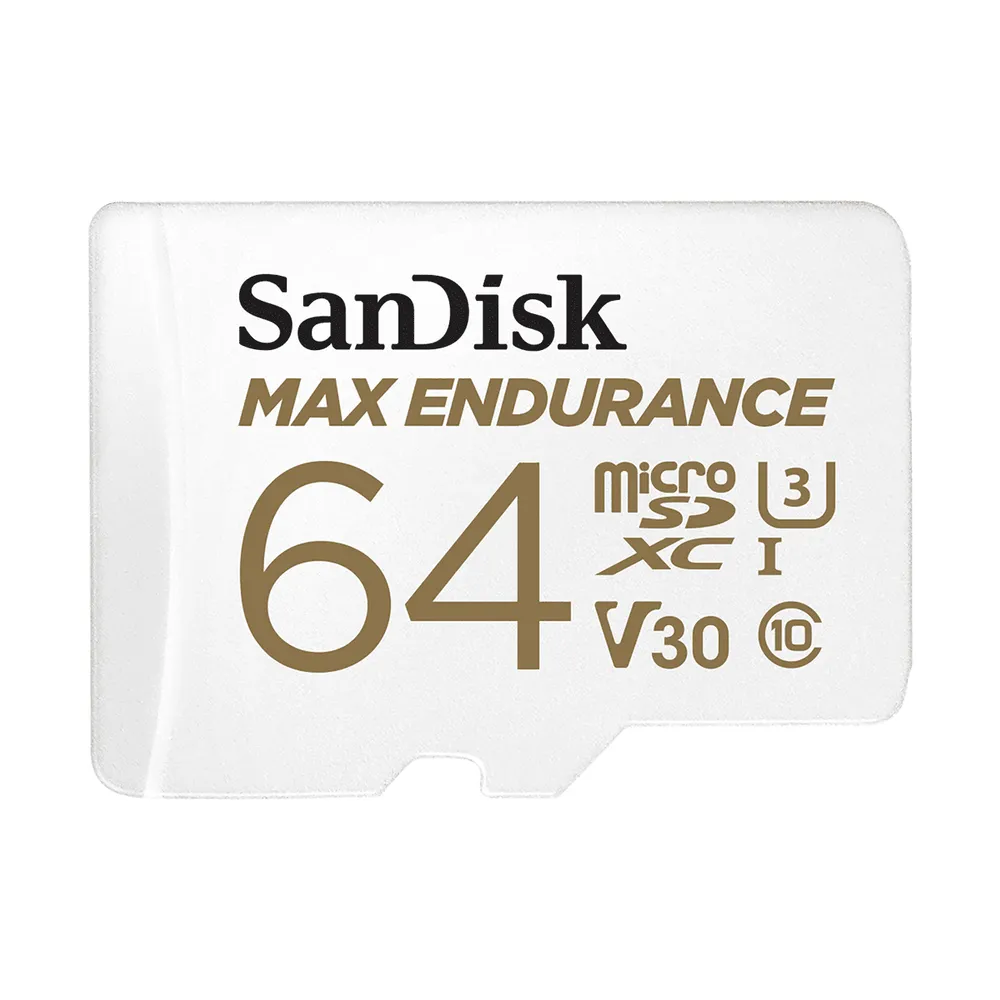 SanDisk Max Endurance | sdsqqvr-064g-gn6ia | Flash-Speicherkarte (microSDXC-an-SD-Adapter inbegriffen)