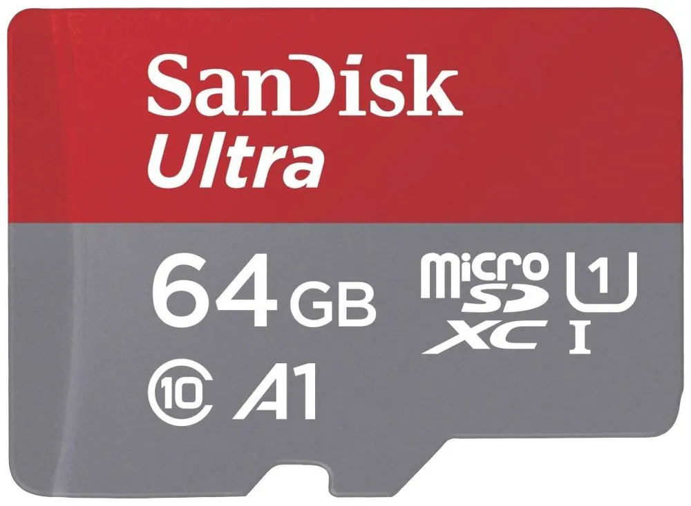 SanDisk Ultra microSDXC Speicherkarte+ SD Adapter | sdsquab-064g-gn6ta | Extended Capacity SD (MicroSDHC)