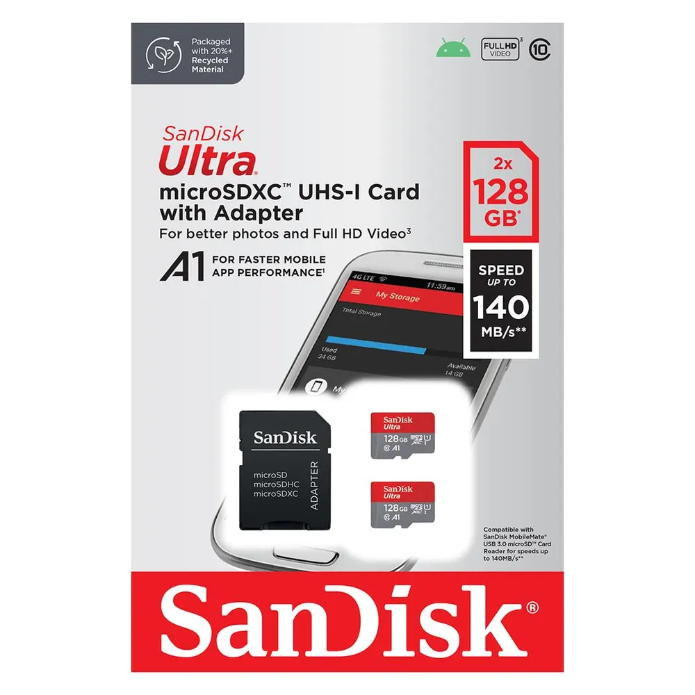 Sandisk Ultra mit Adapter (2-Pack)