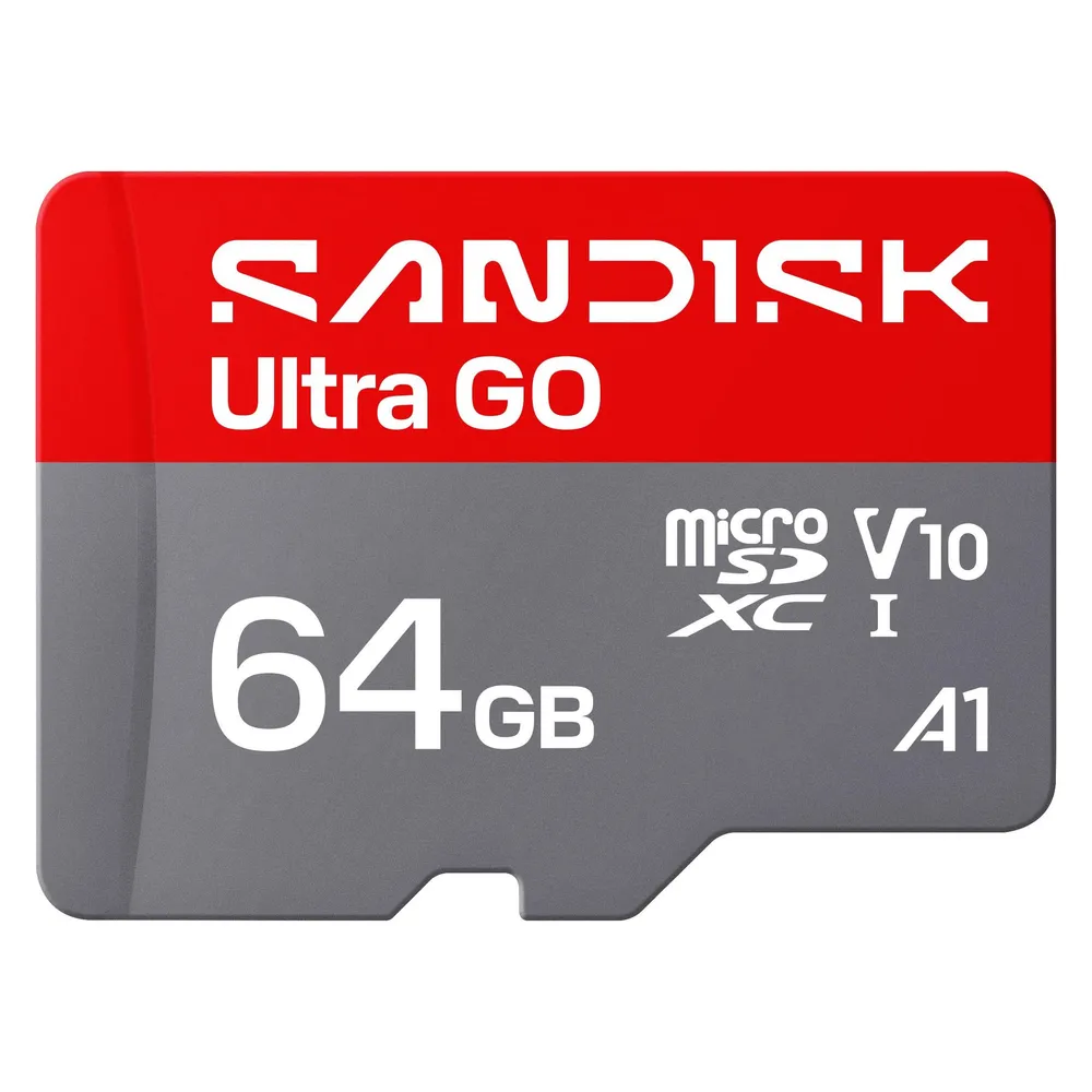 Sandisk Ultra Go (64 GB, microSDXC, U1, UHS-I)