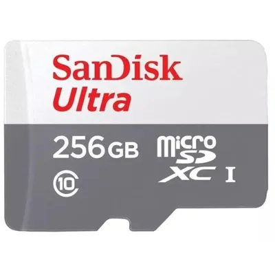 MicroSD-Karte Sandisk Ultra 256GB UHS-I Klasse 10 schnell