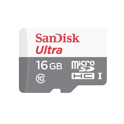 Speicherkarte SanDisk Ultra MicroSDHC 16GB Class 10 UHS-I 80MB/s