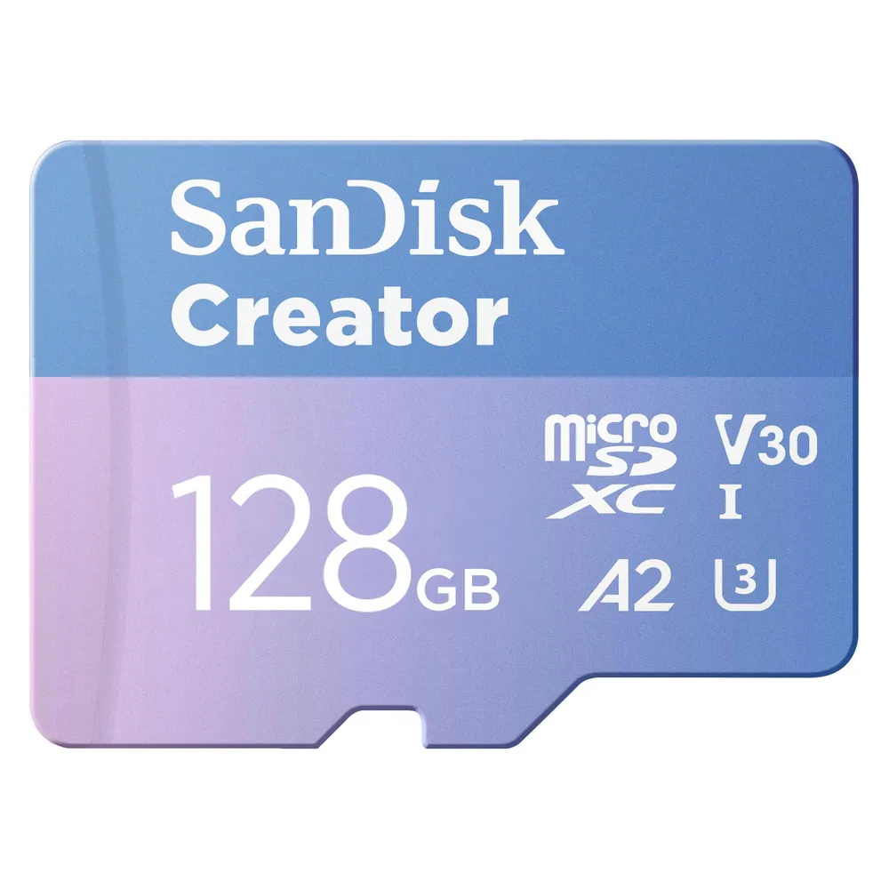 Sandisk Creator UHS-I V30 (128 GB, microSDXC, U3, UHS-I)