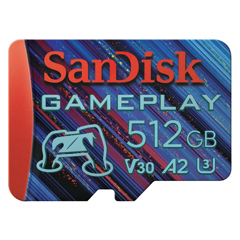 Sandisk Gameplay (512 GB, microSDXC, U3, UHS-I)