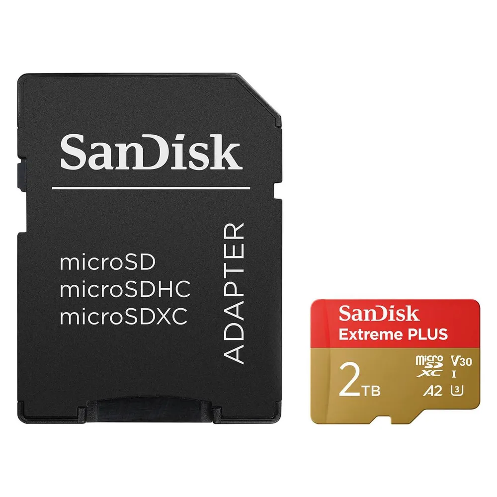 microSDXC Karte Sandisk SDSQXBD-2T00-GN6MA 2TB Extreme PLUS UHS-I Adapter
