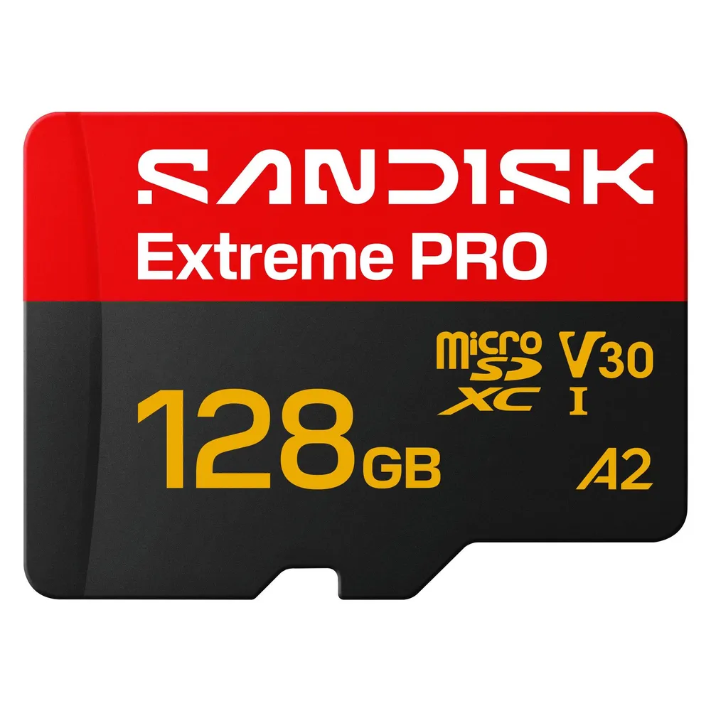 Sandisk Extreme Pro (128 GB, microSDHC, microSDXC, U3, UHS-I)