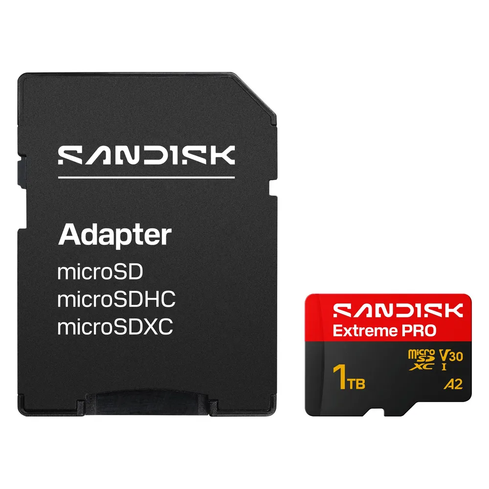 Sandisk Extreme Pro (1000 GB, microSDXC, U3, UHS-I)