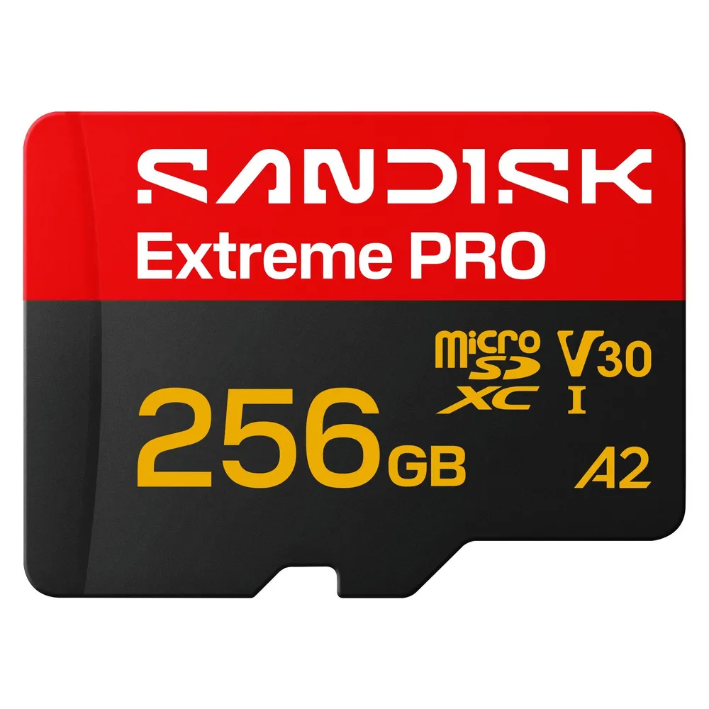 Sandisk Extreme Pro (256 GB, microSDXC, U3, UHS-I)