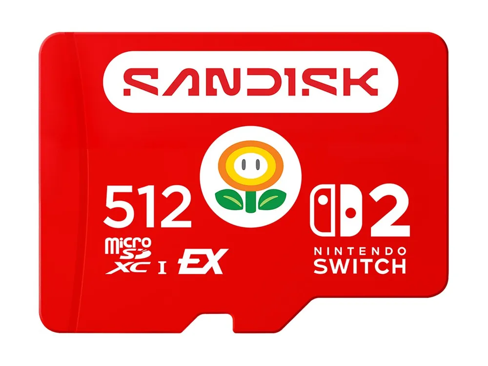 SanDisk For Nintendo Switch 2 Flash-Speicherkarte | sdsqxfn-512g-gr6zn |