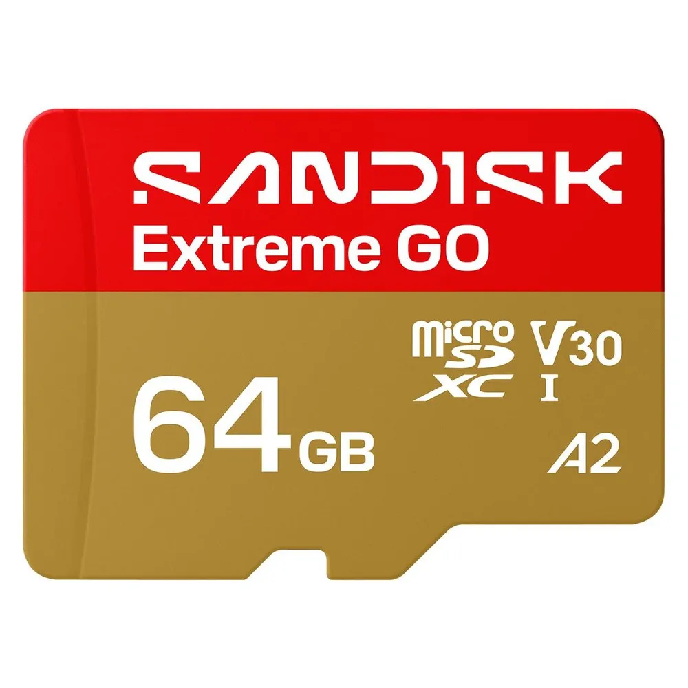Sandisk Extreme Go (64 GB, microSDXC, U3, UHS-I)