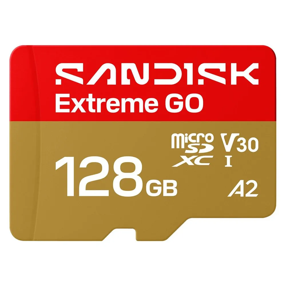 Sandisk Extreme Go (128 GB, microSDXC, U3, UHS-I)