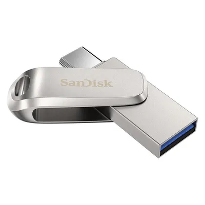 Ultra Dual USB Flash Drive Luxe 32GB silber (186462) USB-Stick