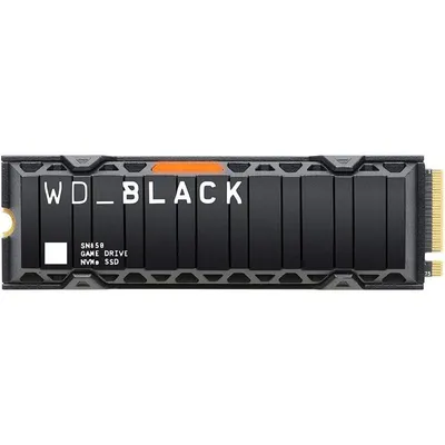 WD Black SN850 1 TB SSD NVMe M.2 PCIe 4.0 mit Kühlkörper