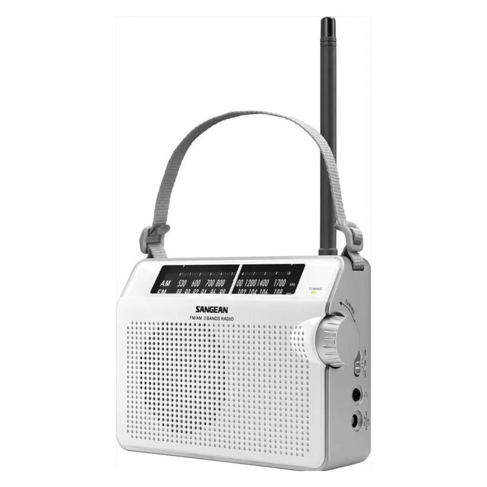 Radio Sangean PR-D6 Analoge FM AM MW Weiss