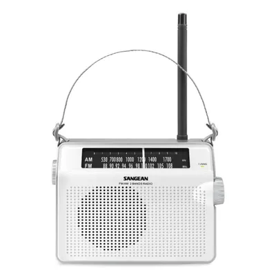 Radio Sangean PR-D6 Analoge FM AM MW Weiss