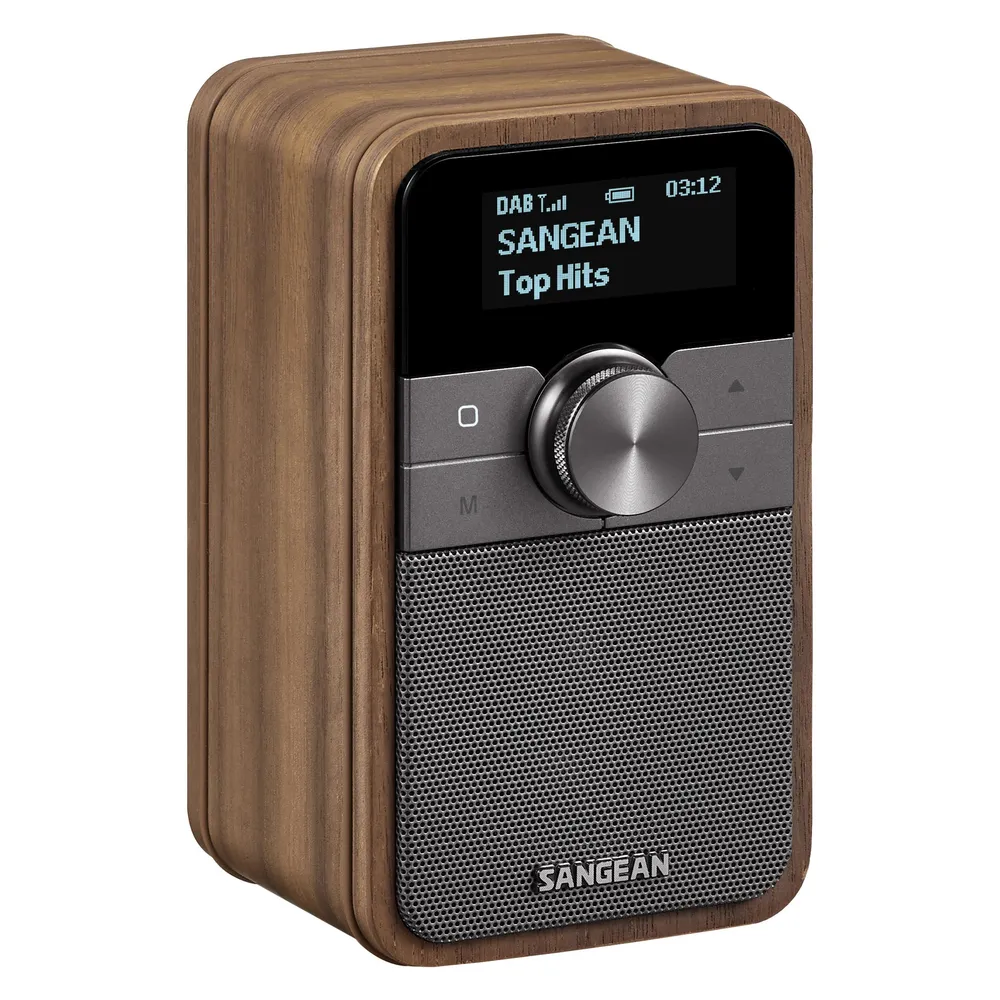 Radio Sangean DDR-8 Bluetooth DAB+ FM Walnuss Holz OLED Display