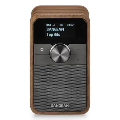 Radio Sangean DDR-8 Bluetooth DAB+ FM Walnuss Holz OLED Display