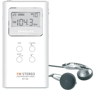 Tragbares Radio Sangean DT-120 Digital AM/FM LCD