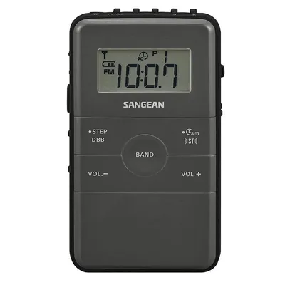 Sangean DT-140 Schwarzes tragbares Digitalradio
