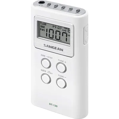 Sangean DT-120 Tragbares Radio, weiß
