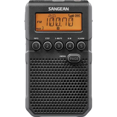 Sangean DT-800 Tragbares Radio, schwarz
