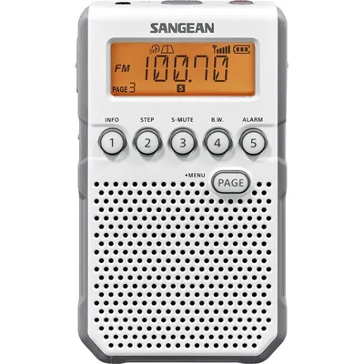 Sangean DT-800 Tragbares Radio Weiß