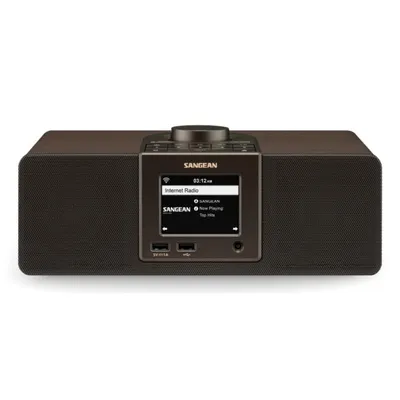 Radio Sangean WFR-32 Wi-Fi Bluetooth LCD Spotify Holz Schwarz