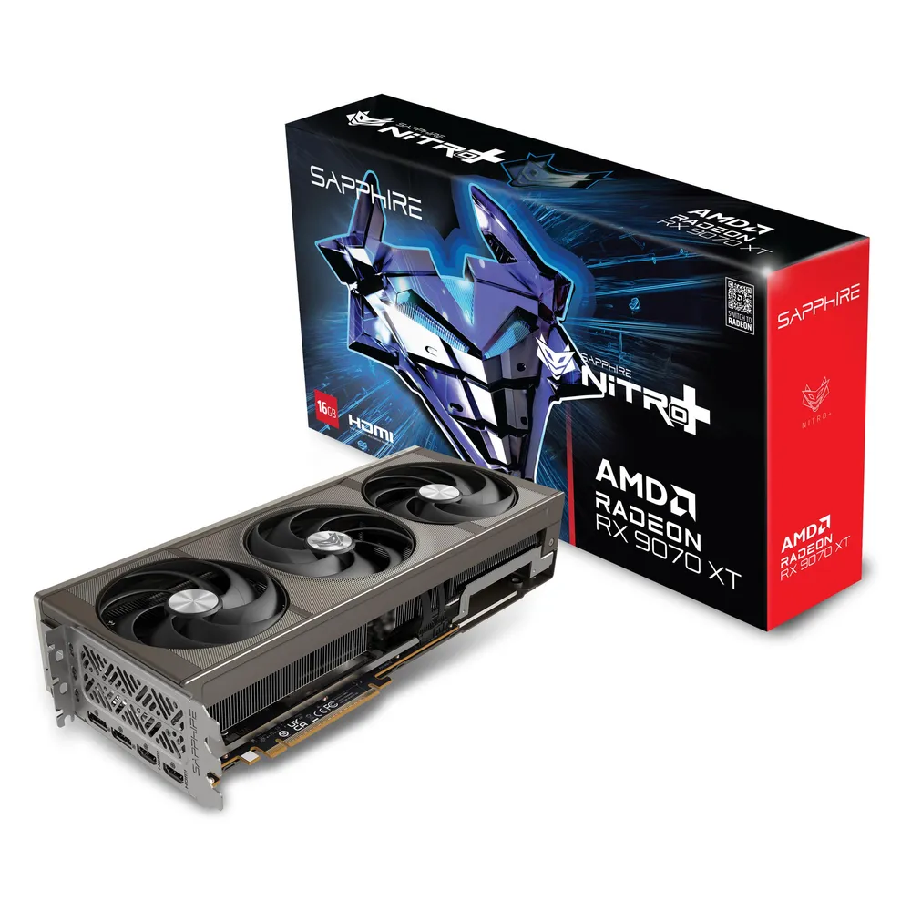 Grafikkarte Sapphire NITRO+ Radeon RX 9070 XT OC 16GB GDDR6 FSR 4