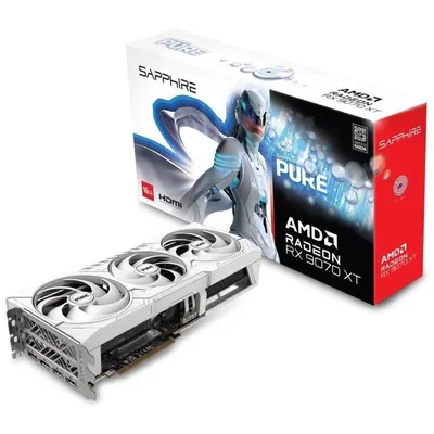 Grafikkarte Sapphire PURE AMD Radeon RX 9070 XT 16GB GDDR6 FSR 4