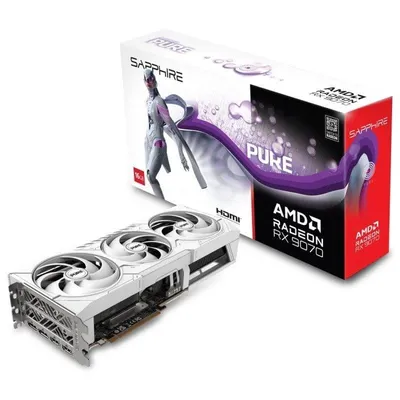 Grafikkarte Sapphire PURE AMD Radeon RX 9070 16GB GDDR6 FSR 4