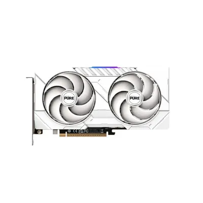 Sapphire Radeon RX 9060 XT 16 GB GDDR6 Dual-X Grafikkarte, weiße Beleuchtung