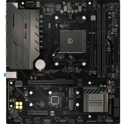 Motherboard SAPPHIRE PULSE B550M AMD B550 AM4 DDR4 µATX RGB 2.5 GbE TPM