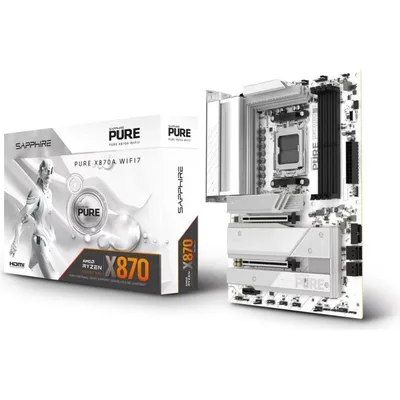 Mainboard Sapphire PURE X870A WIFI7 AMD X870 AM5 DDR5 ATX WiFi7 PCIe 5.0