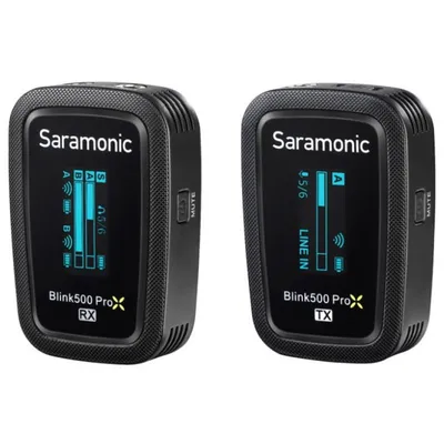 Saramonic Blink500 ProX B1 Ultrakompaktes drahtloses Zweikanal-Mikrofonsystem