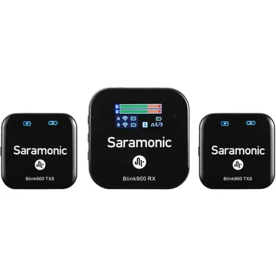 Saramonic Blink900 S2 Ultrakompaktes drahtloses Zweikanal-Mikrofonsystem