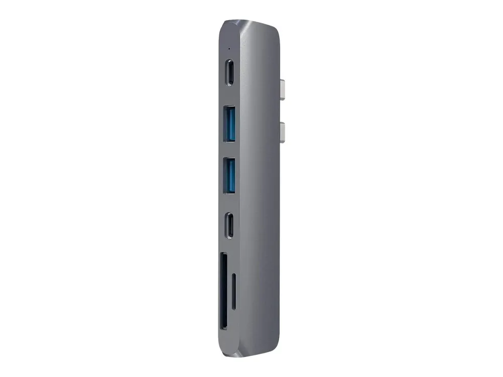Satechi USB-C Hub (7 in 2), Space Grau