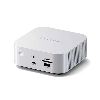 Satechi CubeDock Thunderbolt 5 SSD M.2 NVMe Station Silber