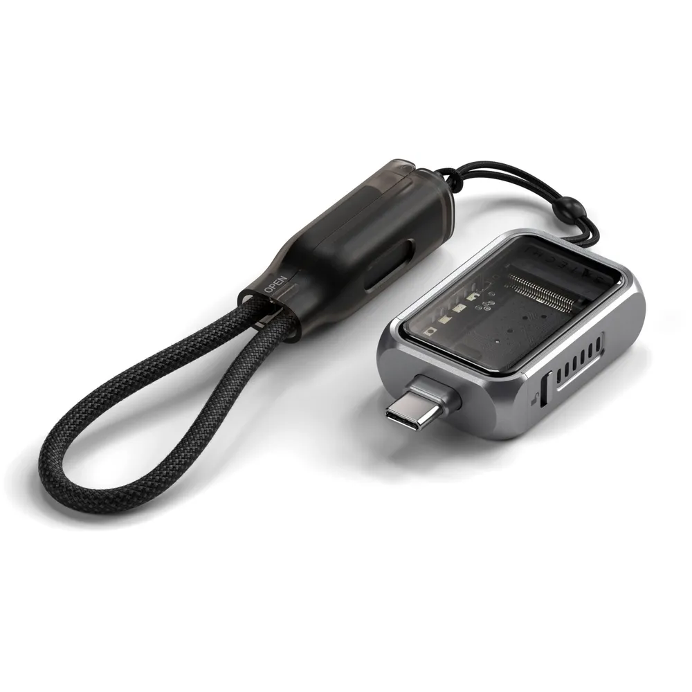 Satechi USB-C Mini NVMe SSD, Space Grau