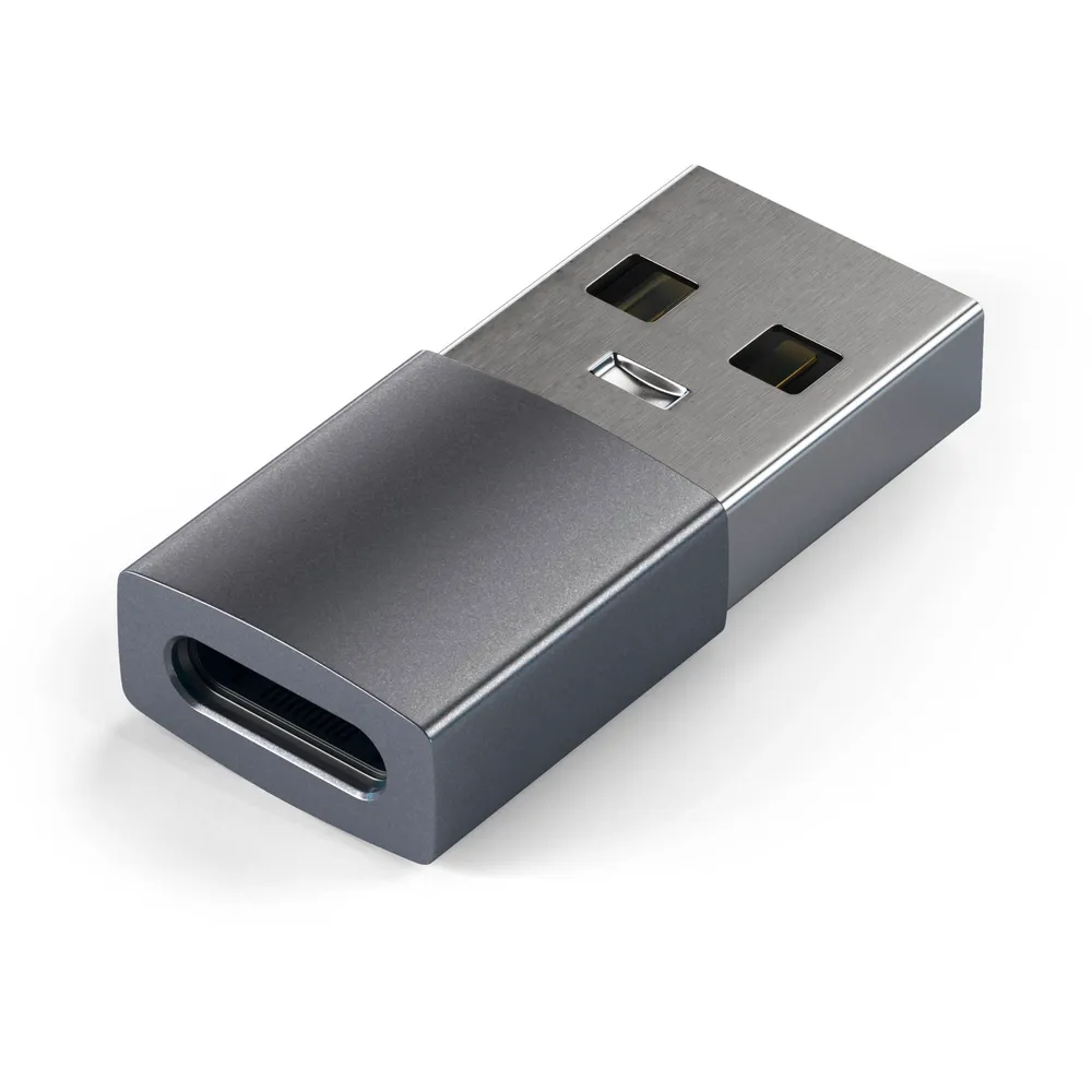 Satechi USB-A auf USB-C Adapter, Space Grau